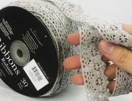 PRIMA MARKETING INC - Lace 25mm Grey